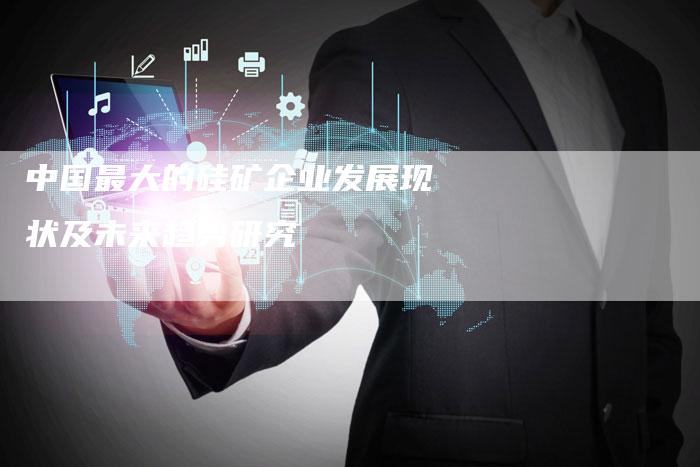中国最大的硅矿企业发展现状及未来趋势研究