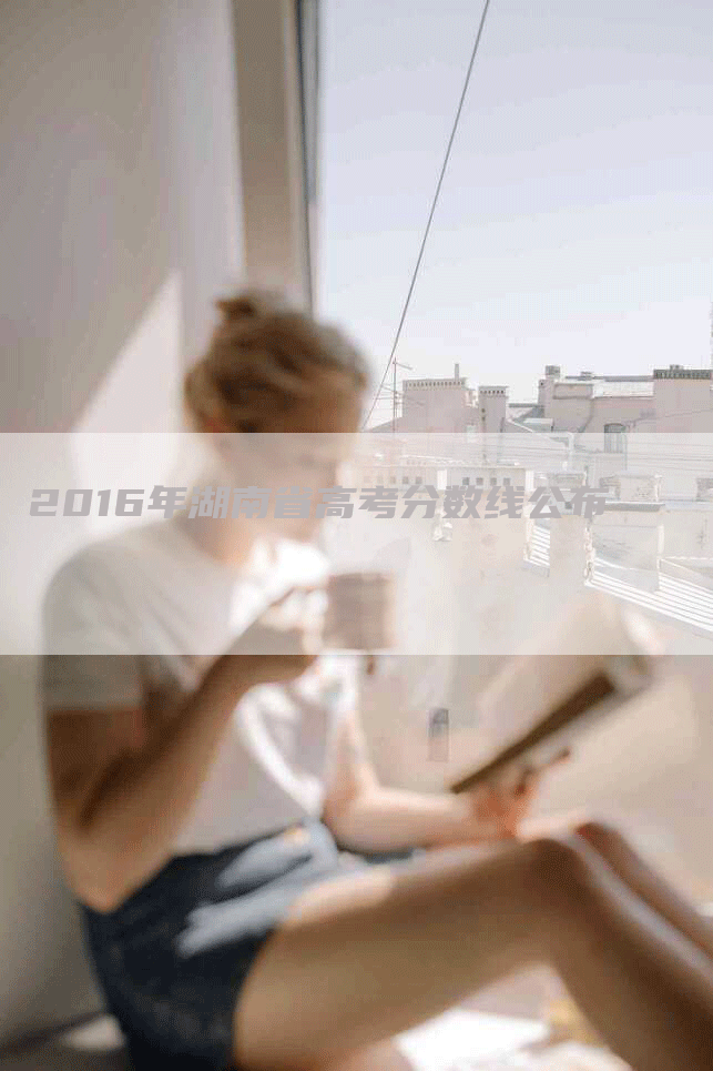 2016年湖南省高考分数线公布