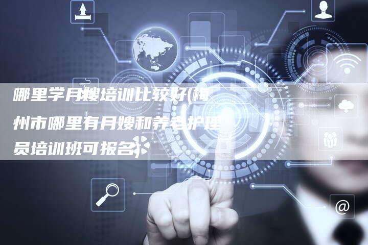 哪里学月嫂培训比较好(梅州市哪里有月嫂和养老护理员培训班可报名)
