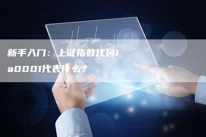 新手入门：上证指数代码1a0001代表什么？