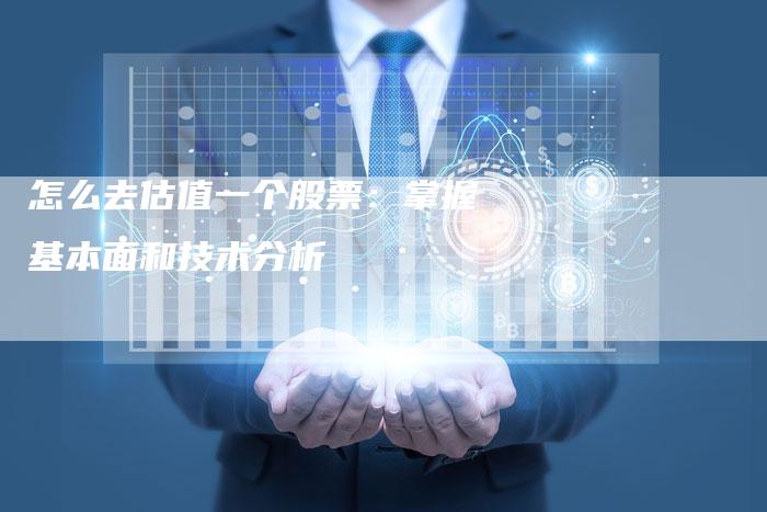 怎么去估值一个股票：掌握基本面和技术分析
